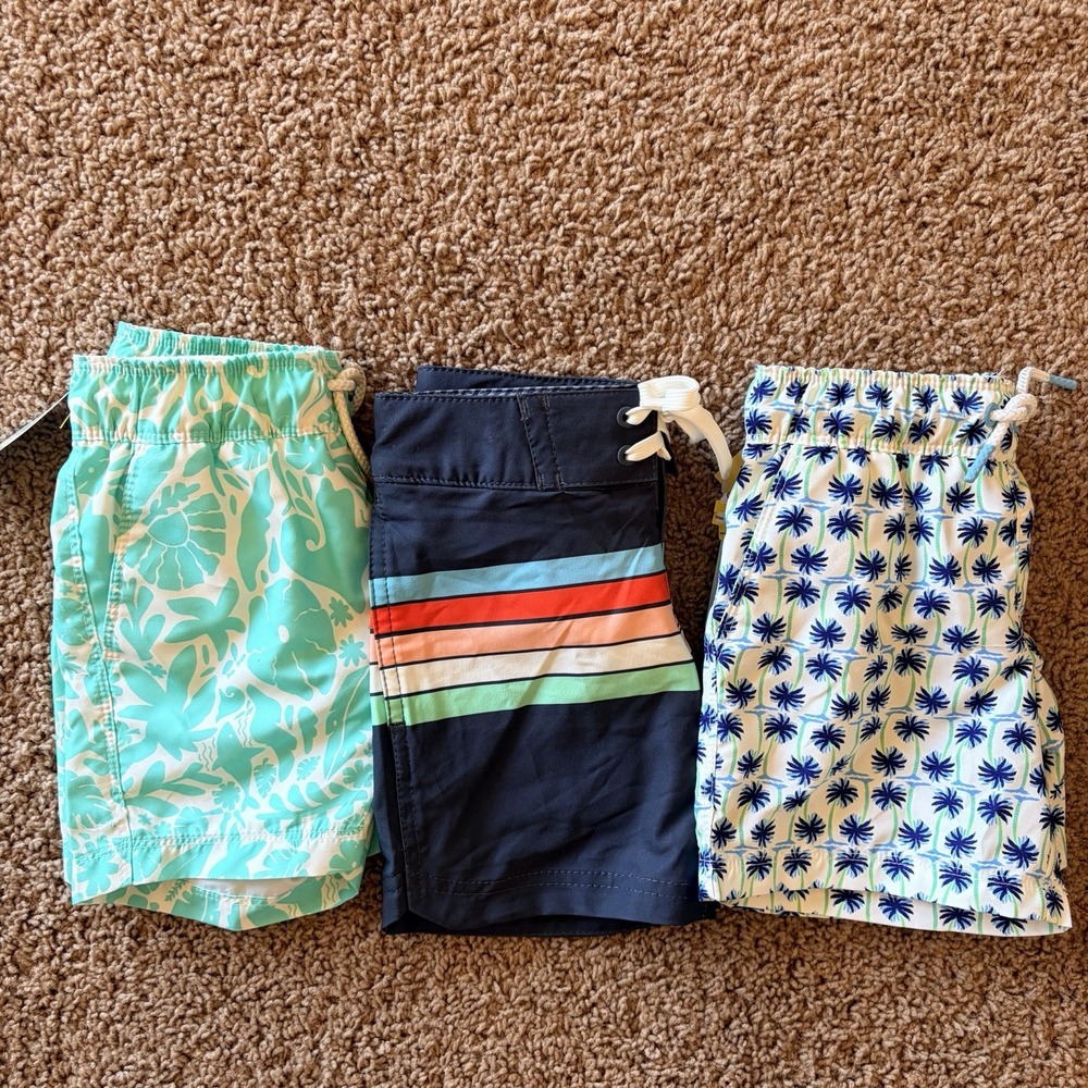 Target Cat & Jack Art Class Boys Swim Trunks Board Shorts XS 4/5 NEW NWT
